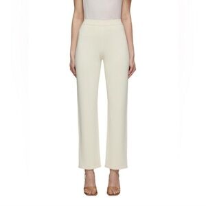 St. John Santana Straight Wide Leg Knit Pants Size 6